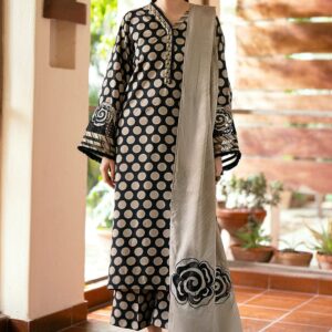Premium Dubai silk Ready Three Piece - 36