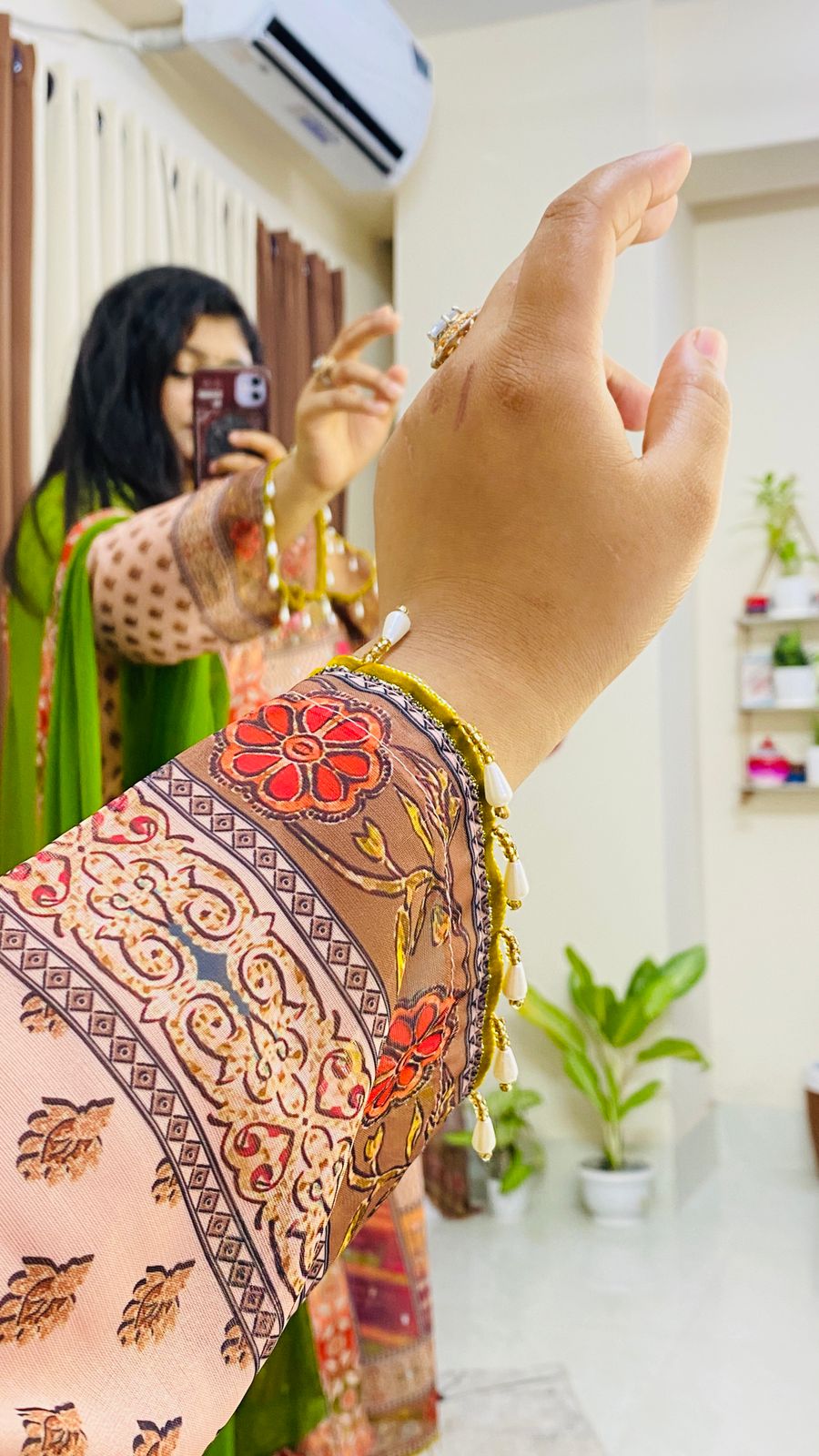 Jorjet Digital Print Three Piece